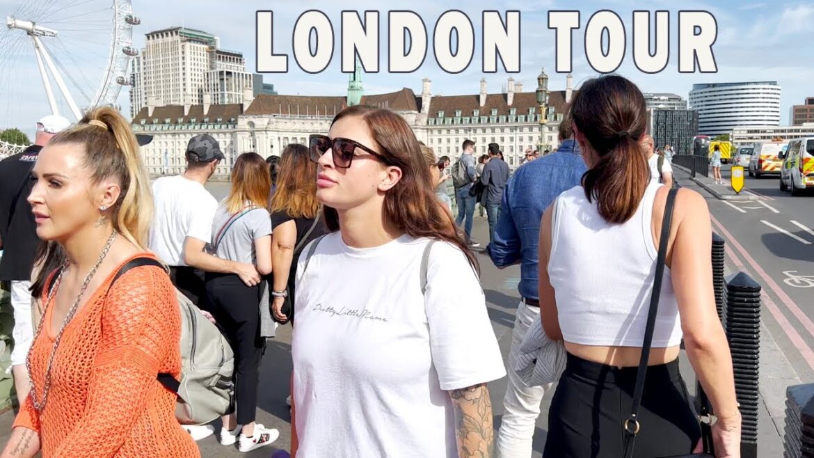 London Walk Tour 2022, Westminster Abbey to London Eye, London Walk [4K HDR]