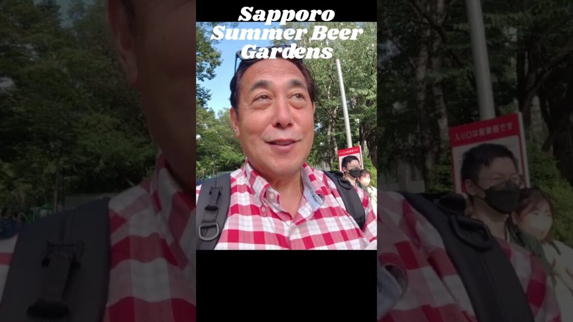 Sapporo Summer Beer Gardens - Kirin and Sapporo (Hokkaido, Japan)