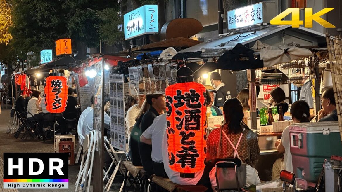 iPhone 14 Pro – 4K HDR Night Video – Japan food carts & nightlife in Fukuoka iPhone 14 Pro - 4K HDR Night Video - Japan food carts & nightlife in Fukuoka