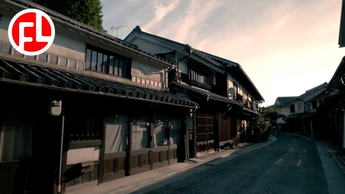 [4K] Kurashiki Bikan Historical Quarter, a good old Japanese townscape with an overwhelming size
