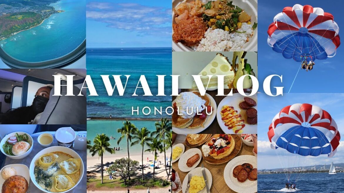 HONOLULU HAWAII VLOG🌺🌴🌊: FIRST CLASS DELTA ONE EXPERIENCE✈️, GOOD EATS🍽, PARASAILING🪂 , TRAVEL TIPS HONOLULU HAWAII VLOG🌺🌴🌊: FIRST CLASS DELTA ONE EXPERIENCE✈️, GOOD EATS🍽, PARASAILING🪂 , TRAVEL TIPS