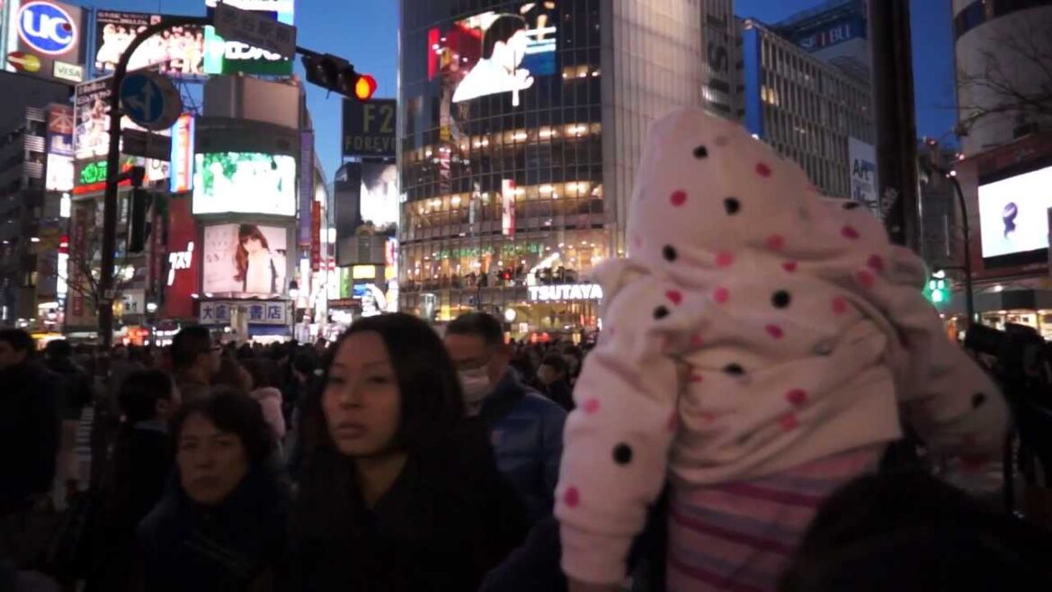 Baby Zoey in Tokyo, Japan