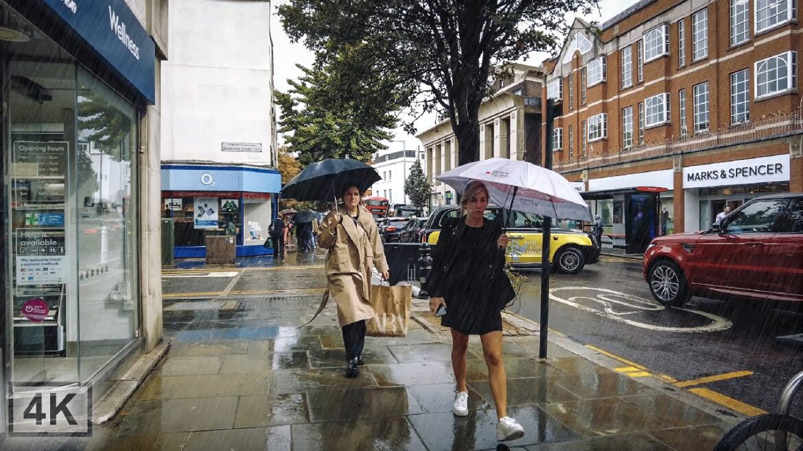 Chelsea in the Rain 🌧️ Walking in Luxurious London Area [4K]