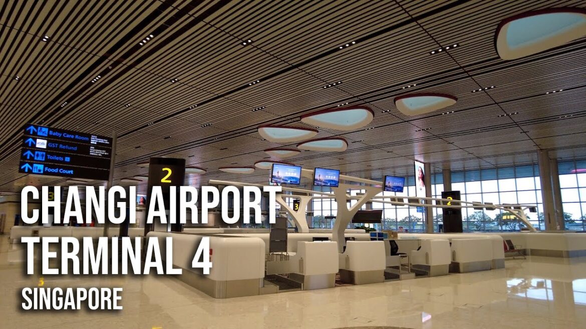 【4K】Now Open! Changi Airport Terminal 4 | Singapore | Cinematic Virtual Tour | Award winning Airport