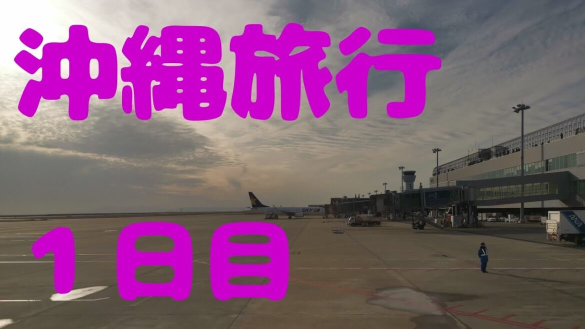 沖縄旅行　神戸発　１日目　Insta360go  OKINAWA trip from KOBE