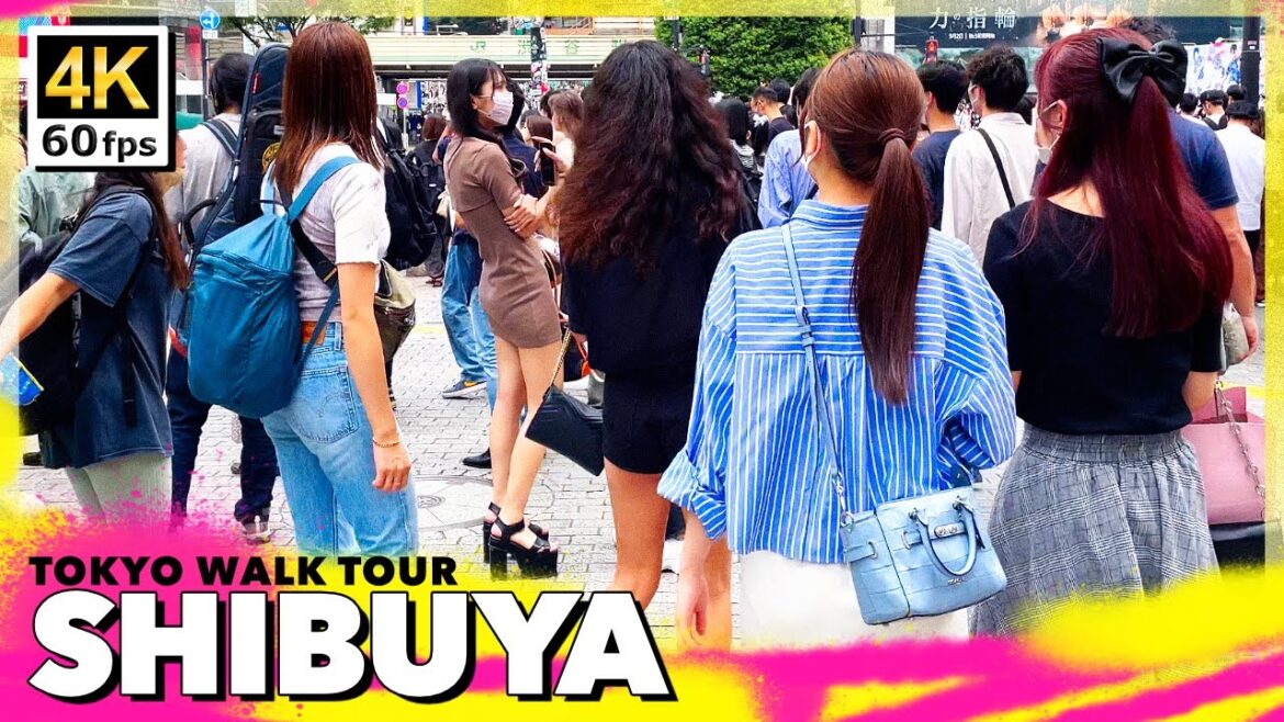 4K JAPAN TRAVEL｜SHIBUYA Crossing ｜Tokyo Walk Tour｜Miyashita Park (ASMR) Street Fashion