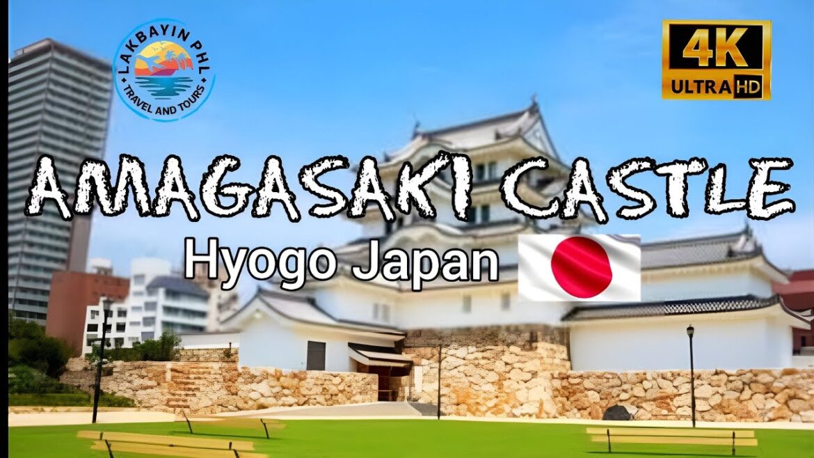 AMAGASAKI CASTLE WALK TOUR 4K | 16Th CENTURY CASTLE HYOGO JAPAN AMAGASAKI CASTLE WALK TOUR 4K | 16Th CENTURY CASTLE HYOGO JAPAN