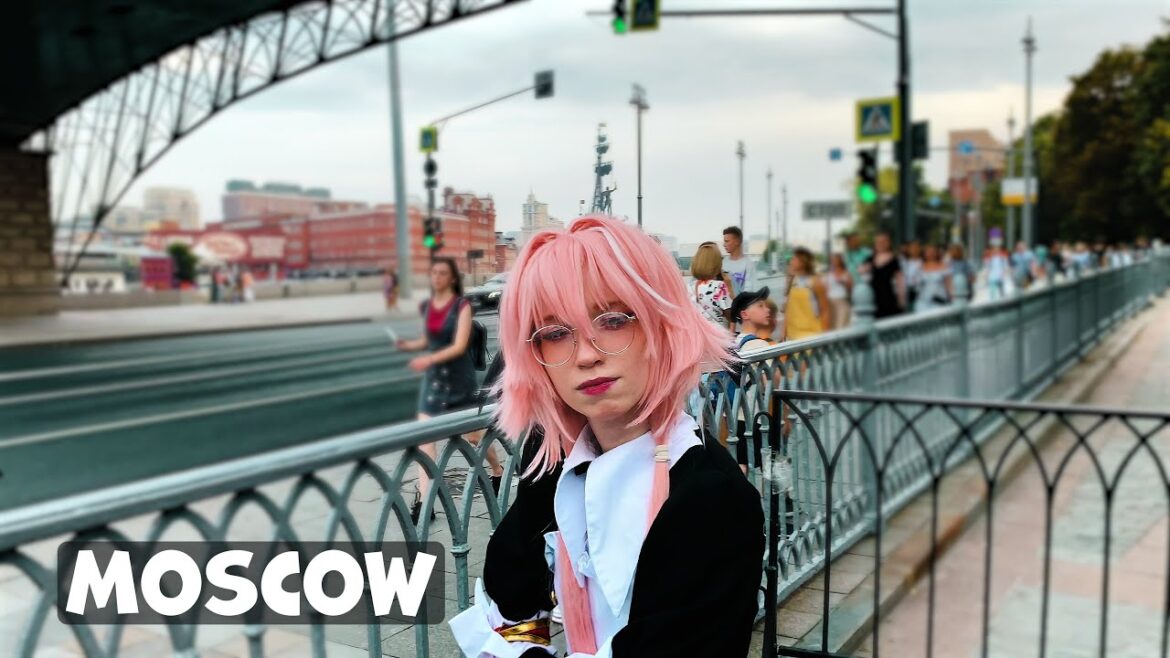 🇷🇺 [4K] Russia, Moscow:-Youth in Anime costumes | Russian COSPLAY | Unusual walk in Moscow