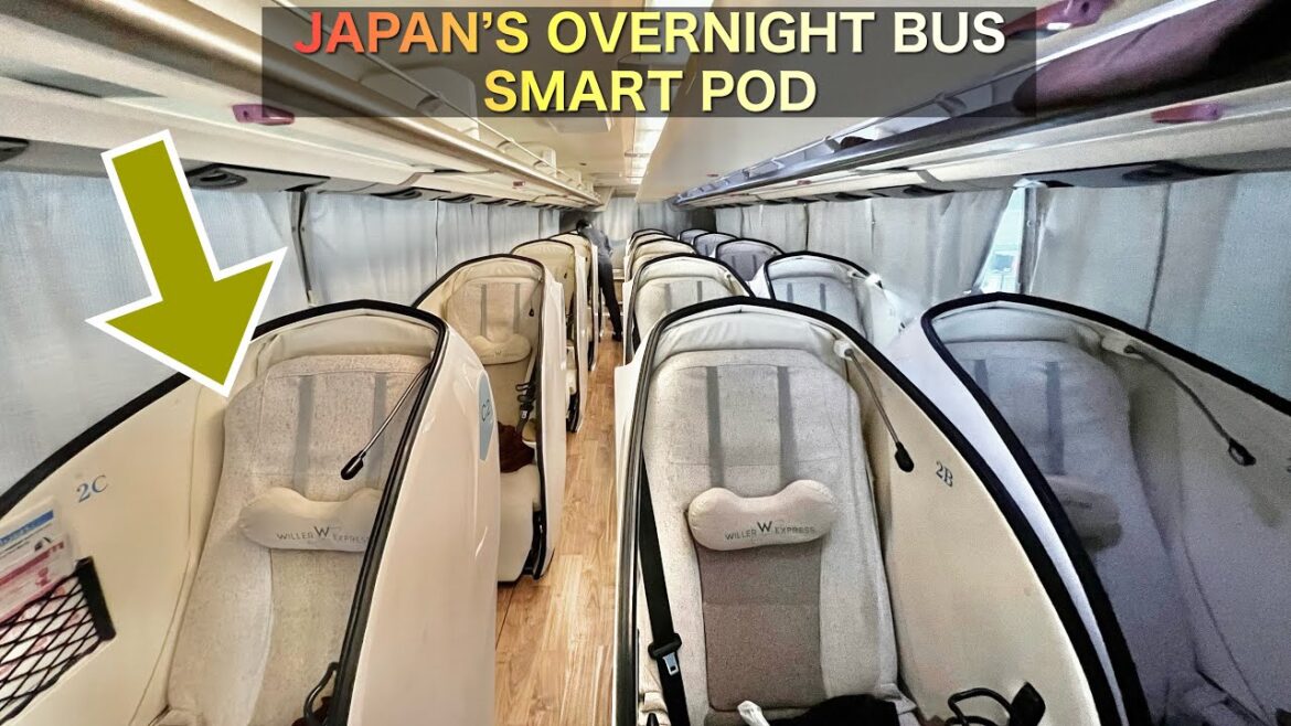 【移動するカプセルホテル】日本で唯一の高級バスが凄かった😳🚌 | ウィラー リボーン 名古屋駅→東京駅 8時間のバス旅 【移動するカプセルホテル】日本で唯一の高級バスが凄かった😳🚌 | ウィラー リボーン 名古屋駅→東京駅 8時間のバス旅