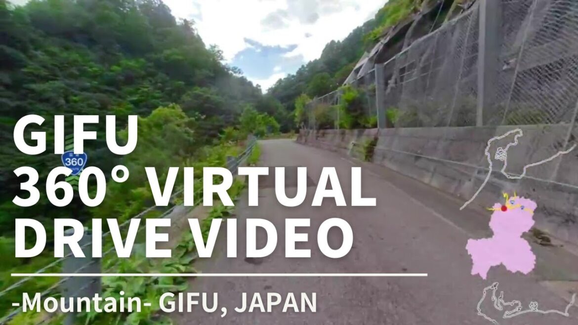 Driving from Hida Furukawa to Shirakawa-go, Gifu | Japan 360º VR TOUR Driving from Hida Furukawa to Shirakawa-go, Gifu | Japan 360º VR TOUR