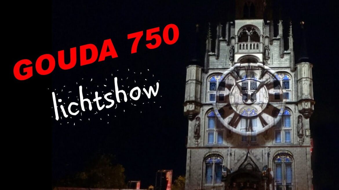 Gouda 750 – Lichtshow uit Nagasaki op stadhuis Gouda Gouda 750 - Lichtshow uit Nagasaki op stadhuis Gouda