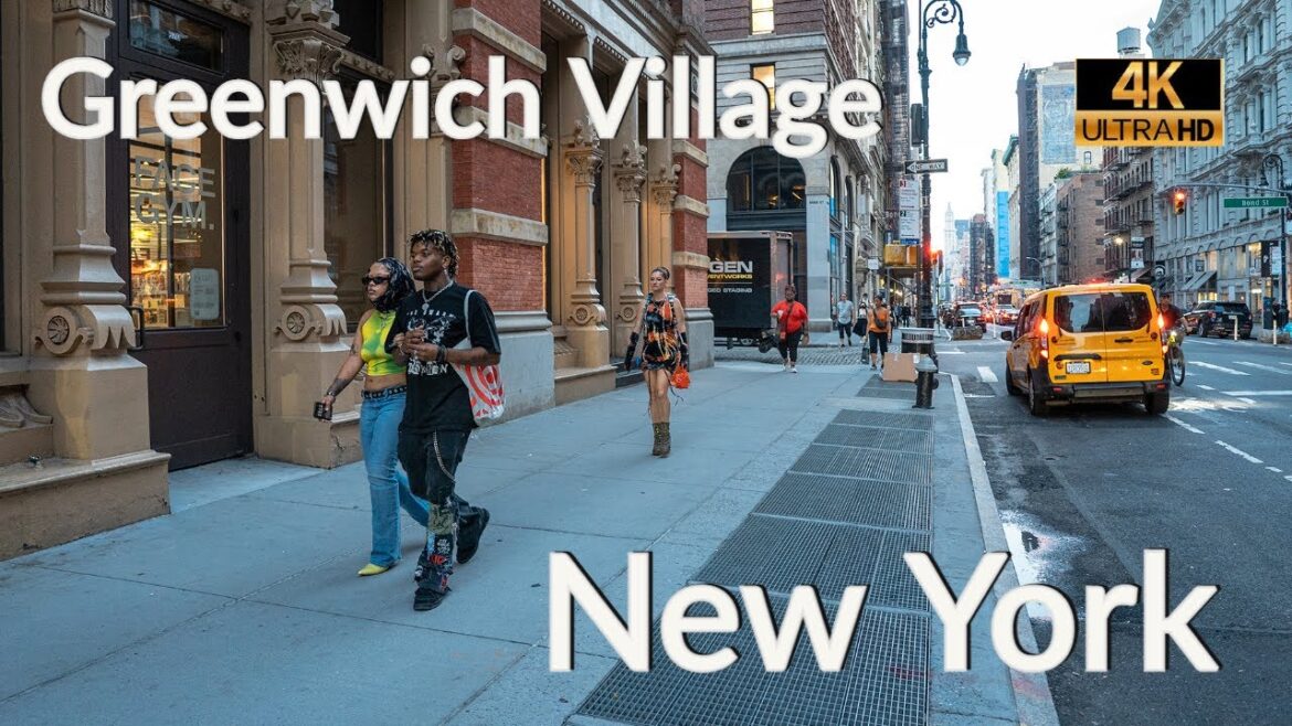 Walking NYC [4K] : Greenwich Village to SoHo | Night Walk 🌛