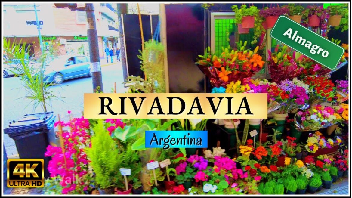 【4K】Walking Tour of Buenos Aires - RIVADAVIA - Almagro - Argentina Vlog