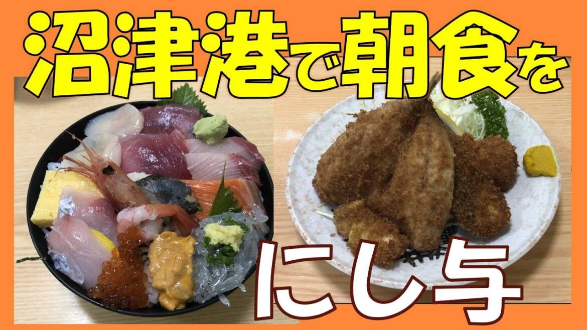 【Vlog 沼津港で朝ごはん】にし与/ 沼津の大人気店で頂く豪華海鮮丼 「にし与丼」とフライとお刺身の両方が頂ける欲張り定食 「魚河岸定食」 【Vlog 沼津港で朝ごはん】にし与/ 沼津の大人気店で頂く豪華海鮮丼 「にし与丼」とフライとお刺身の両方が頂ける欲張り定食 「魚河岸定食」