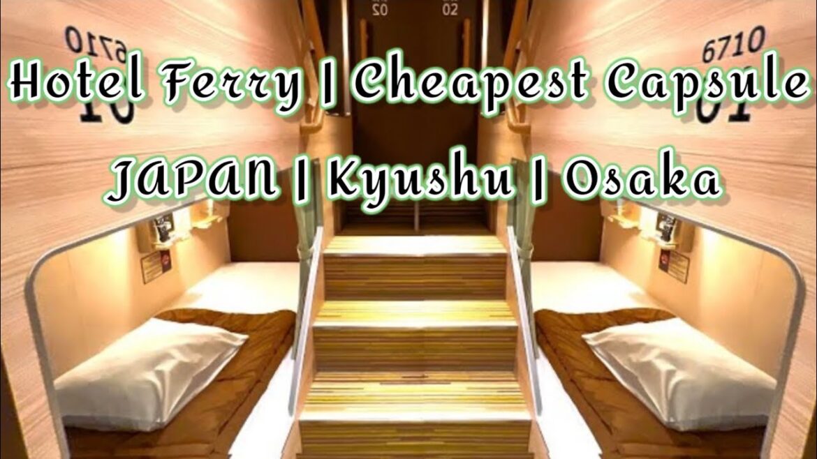 Riding Japan's Amazing Cheap Capsule Hotel Ferry | Kyushu | Osaka Riding Japan's Amazing Cheap Capsule Hotel Ferry | Kyushu | Osaka