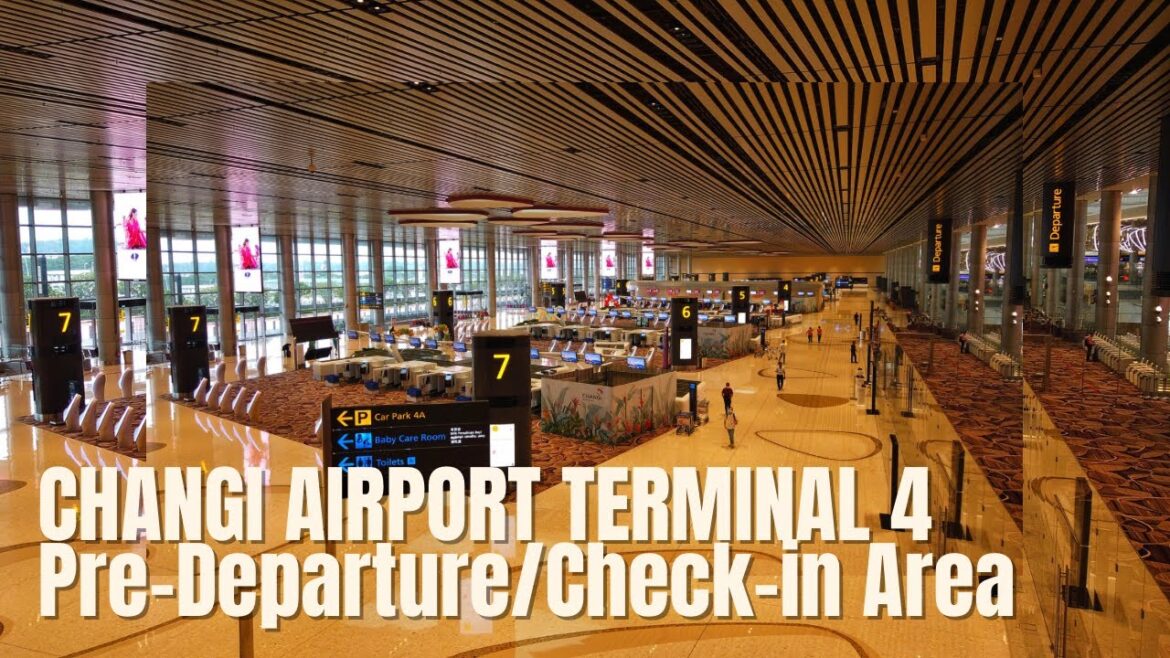 Walking Tour: Re-Opening of Changi Airport Terminal 4 (T4) ll by: Stanlig Films