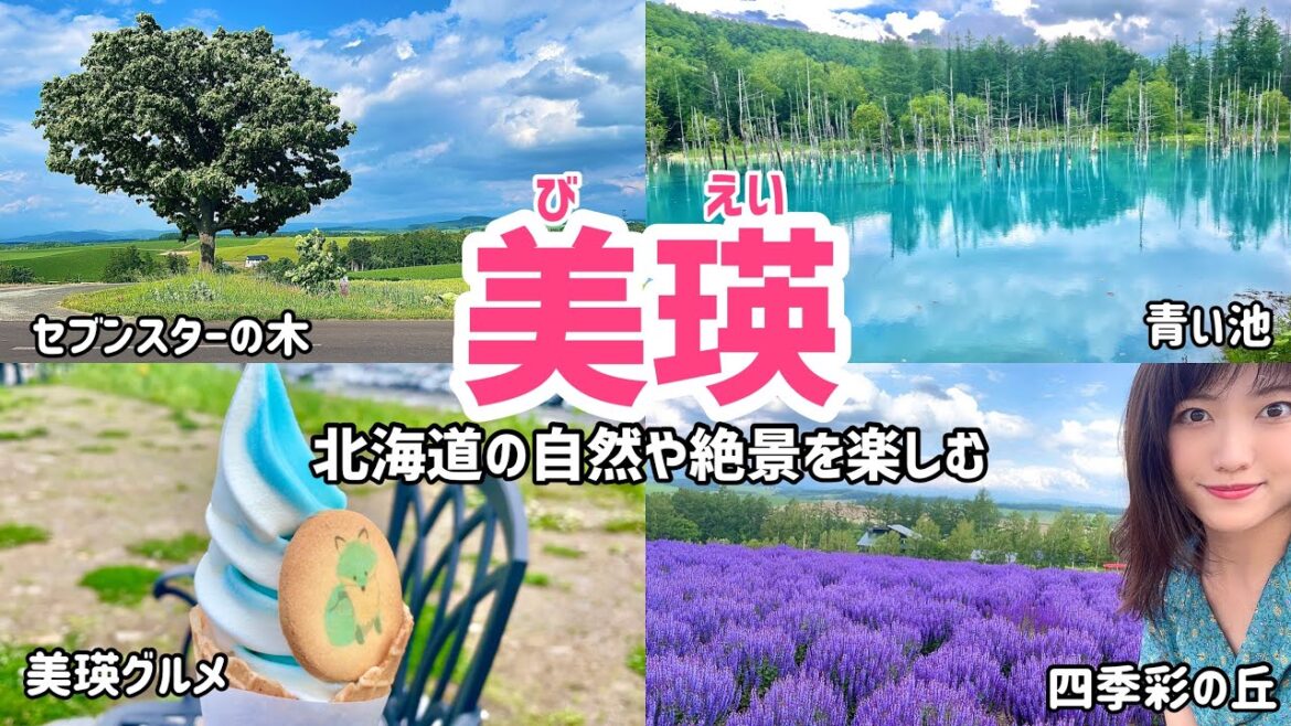 美瑛で大自然と景色に癒される！観光で訪れてほしいスポットと一推しグルメをご紹介します！【北海道観光】