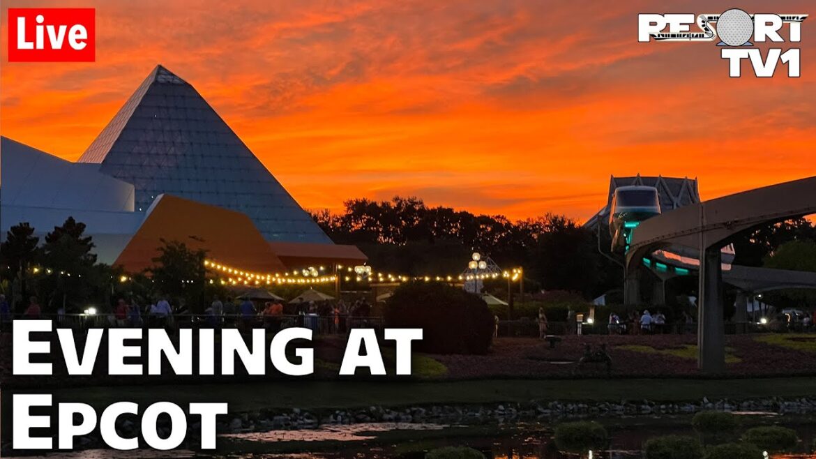 🔴Live: A Relaxing Evening at Epcot - Walt Disney World Live Stream - 9-13-22