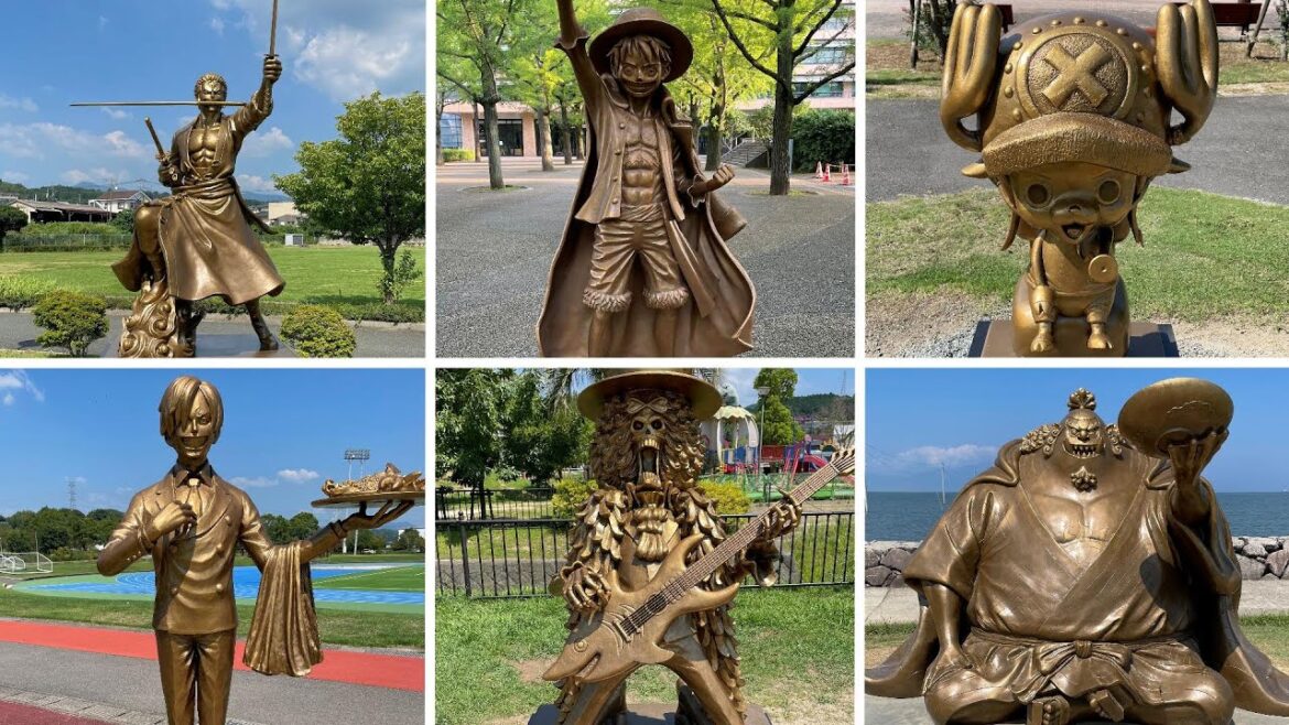 ONE PIECE Straw Hat Pirates Bronze Statue Tour 🇯🇵|Kumamoto Reconstruction Project (Day 2) ONE PIECE Straw Hat Pirates Bronze Statue Tour 🇯🇵|Kumamoto Reconstruction Project (Day 2)