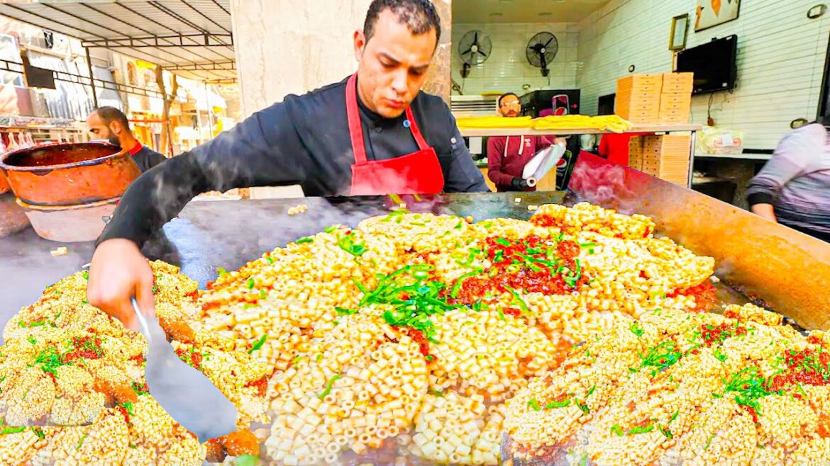 Most EXTREME Street Pasta in the WORLD - The BEST Street Food Tour of Cairo, Egypt - LET'S EAT!!!