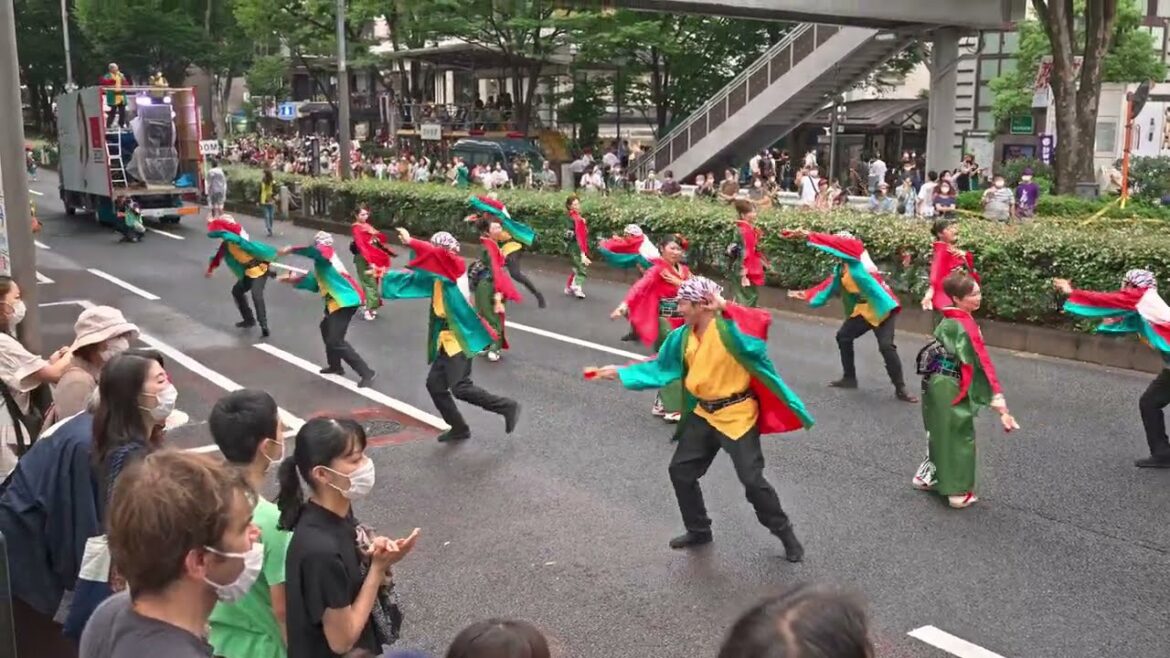Tokyo Omotesando Yosakoi dance festival・4K HDR