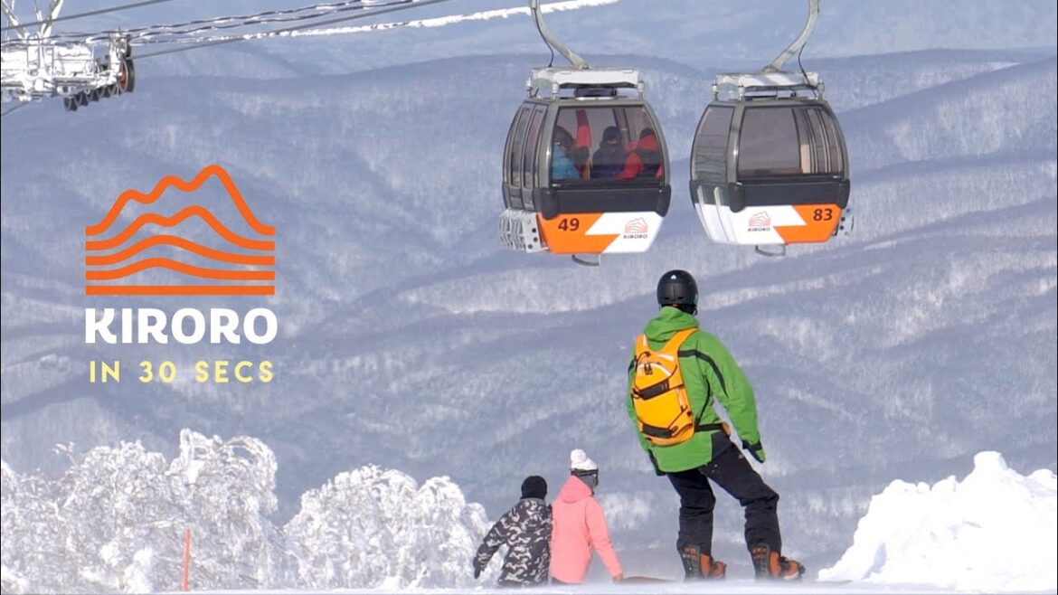 KIRORO Ski Resort in 30 seconds