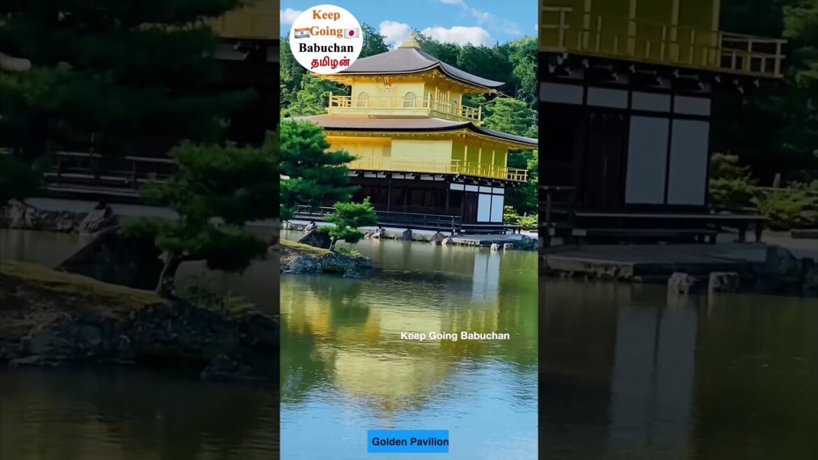 The Golden Pavilion|Kyoto Golden Temple 🇯🇵|Tourism in Japan Tamil| Kinkaku-ji|Tamil Vlog in Japan