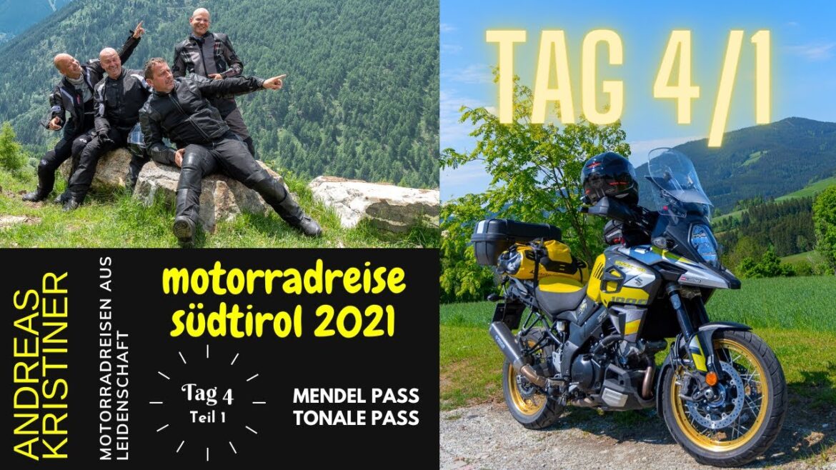 Motorradreise Südtirol 2021 Tag 4, TEIL 1, Mendelpass, Tonale Pass Suzuki V-Strom 1000, BMW R 1200GS