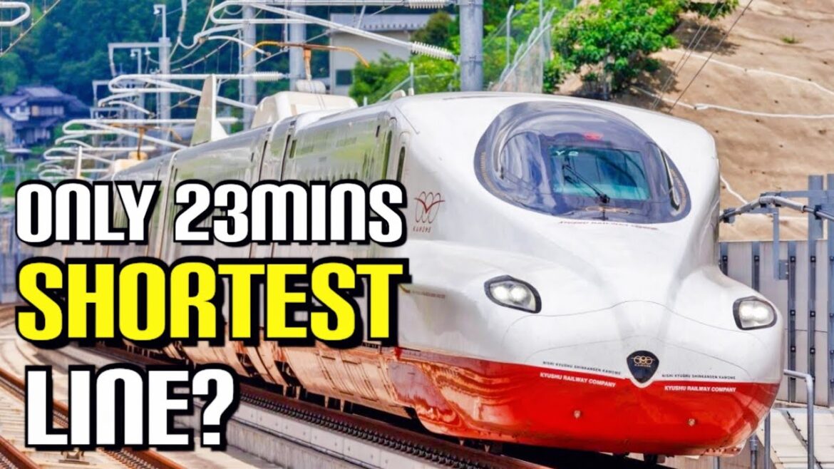 (New Shinkansen) The Shortest Of All Shinkansen Lines - Nishi Kyushu Shinkansen Service to Nagasaki