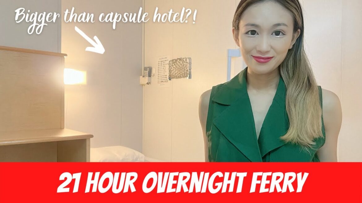 [21 HOURS] Moving Capsule Hotel Overnight Ferry Japan🚢🛌Kyoto to Hokkaido