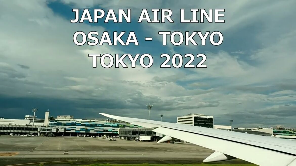 JAPAN AIR LINE OSAKA - TOKYO JAPAN 2022 V4 BGM: Tangerine Dream "Astrophobia"