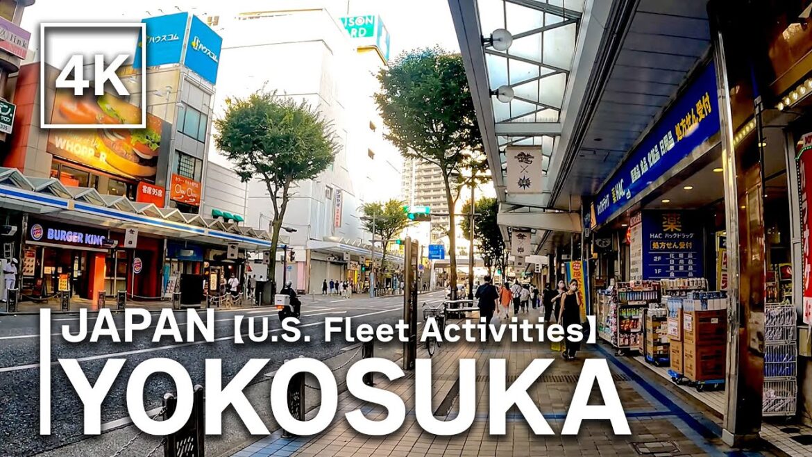 【4K】YOKOSUKA – A town where US military bases and American culture | Japan Walking Tour | daily life 【4K】YOKOSUKA - A town where US military bases and American culture | Japan Walking Tour | daily life