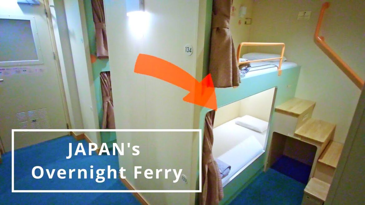 [Japan's Overnight Ferry] Capsule Hotel Room｜Hankyu Ferry Hibiki