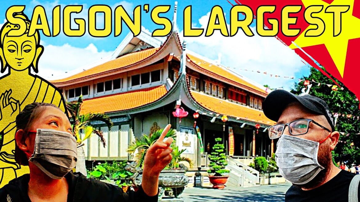 Largest Buddhist Temple in Ho Chi Minh City (Saigon) Vietnam Largest Buddhist Temple in Ho Chi Minh City (Saigon) Vietnam