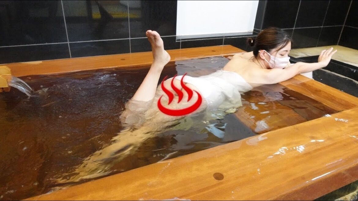 【混浴女子】東京で日帰り入浴できる、貸切温泉にきたよ♡