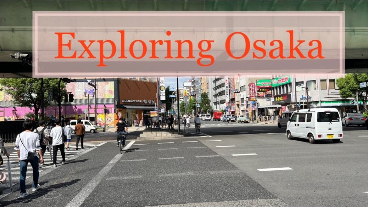 Downtown Osaka, Japan 🇯🇵 walk #LIVE