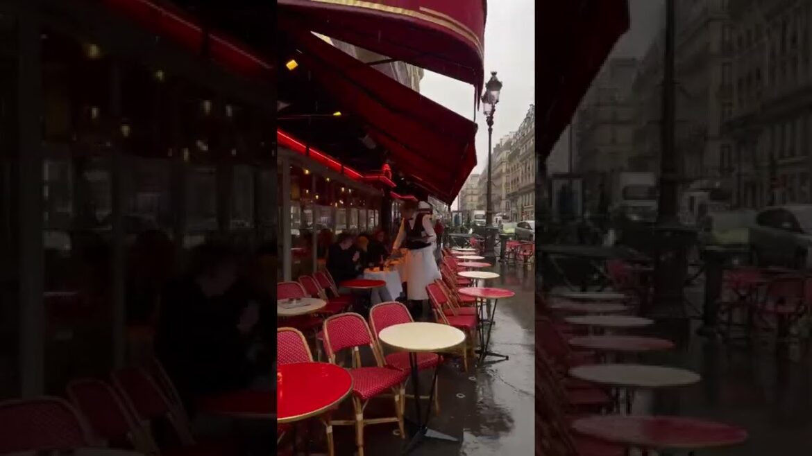 Paris under the rain