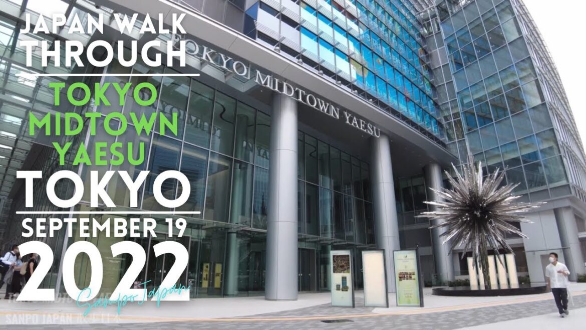 [4K] TOKYO MIDTOWN YAESU with Bus Terminal, TOKYO (September 19, 2022) | JAPAN WALK THROUGH