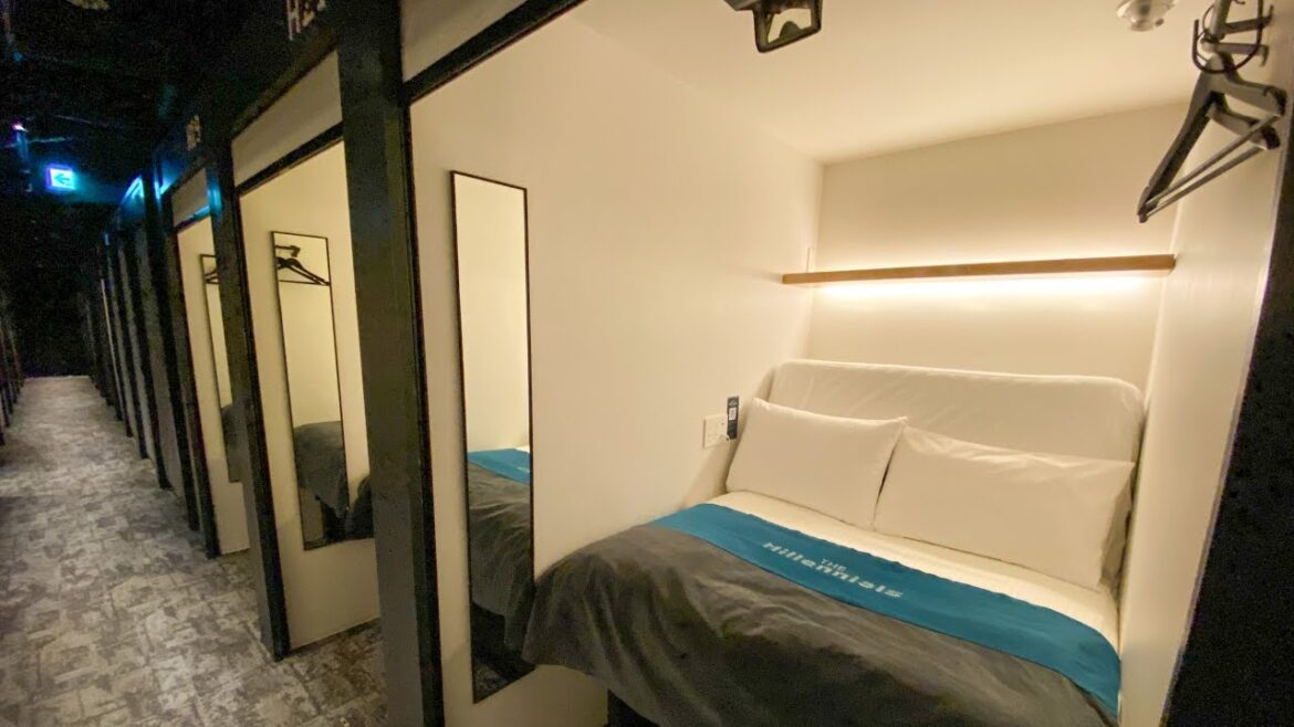 Capsule hotel with many communal facilities  🏨🍳🍺 | THE MILLENNIALS