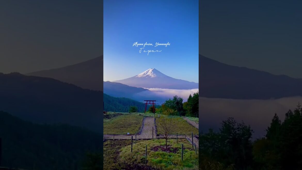 A Breathtaking View of Asama Shrine and Mount Fuji in Yamanashi , Japan || Winter Travel || A Breathtaking View of Asama Shrine and Mount Fuji in Yamanashi , Japan || Winter Travel ||