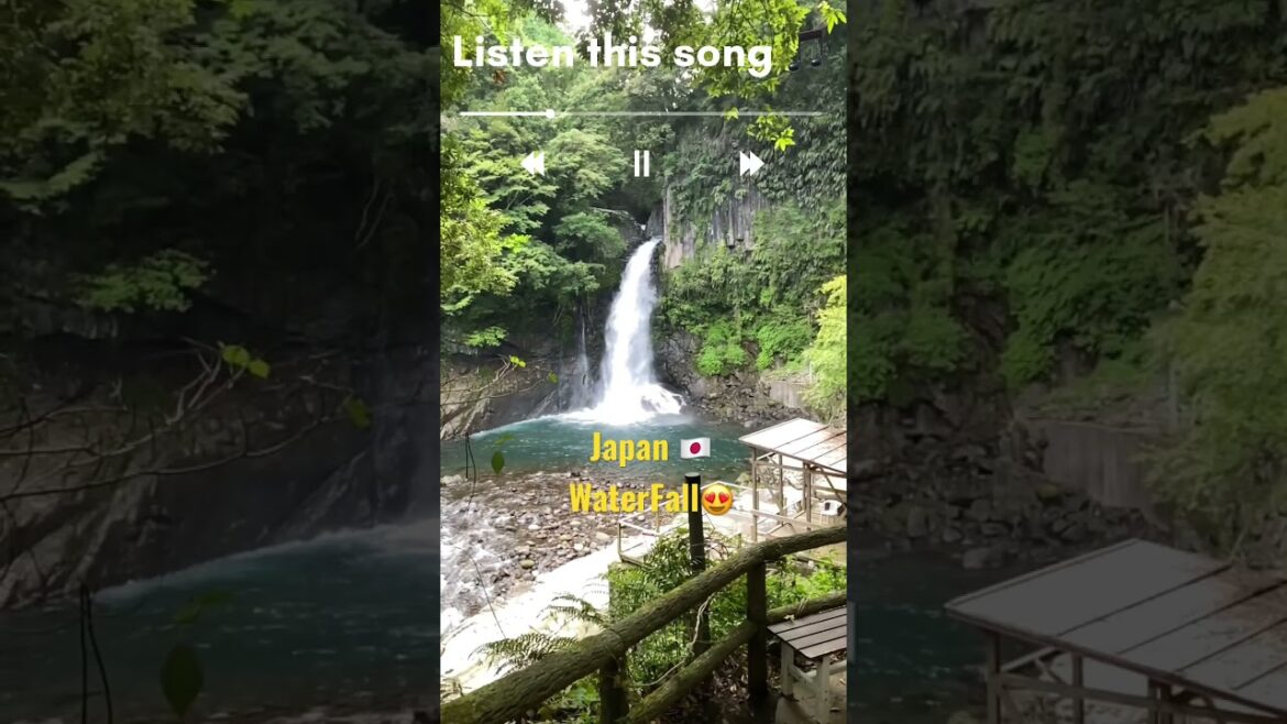 Waterfall from the Rising Sun Country #shorts #youtubeshorts #trending