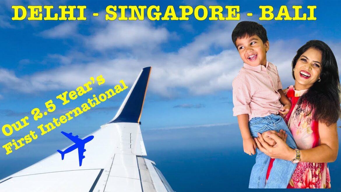 Ep1 Delhi to Bali Singapore airlines | Karma Kandara Villa tour | Delhi to Bali | karma kandara bali