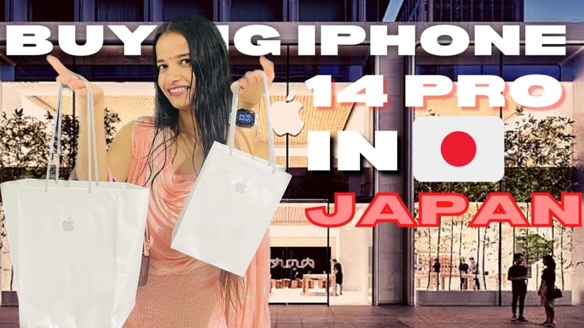 Buying Iphone 14 Pro GOLD In Japan ( HINDI ) 😍#japanvlog #indianinjapan #desibanda