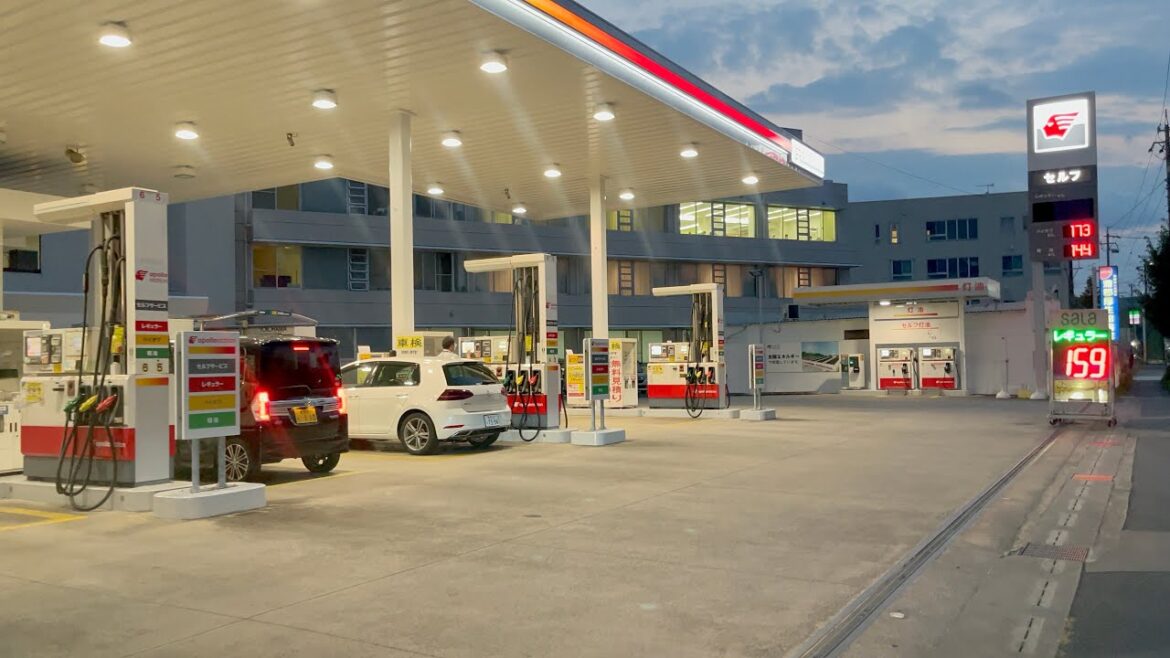 Afternoon Drive from Work towards Home Aichi Japan Afternoon Drive from Work towards Home Aichi Japan