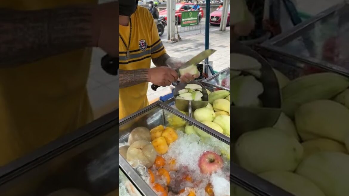 Amazing Fruits Cutting Skills | Thailand Street Food