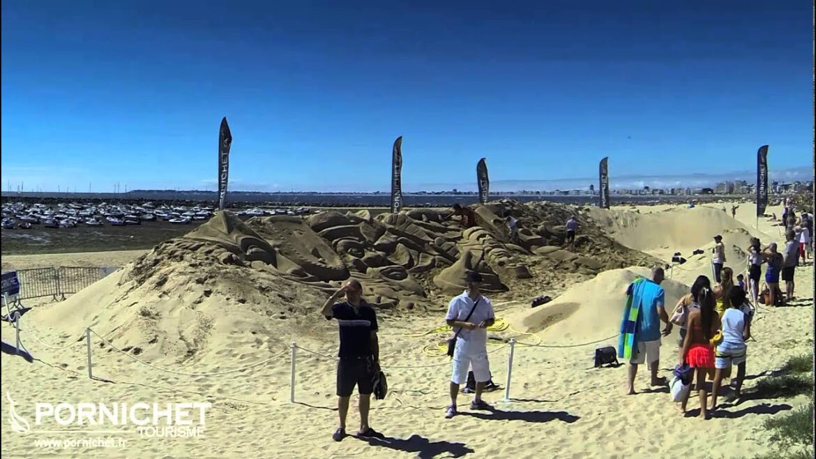 Expo de sculptures sur sable à Pornichet - 2013