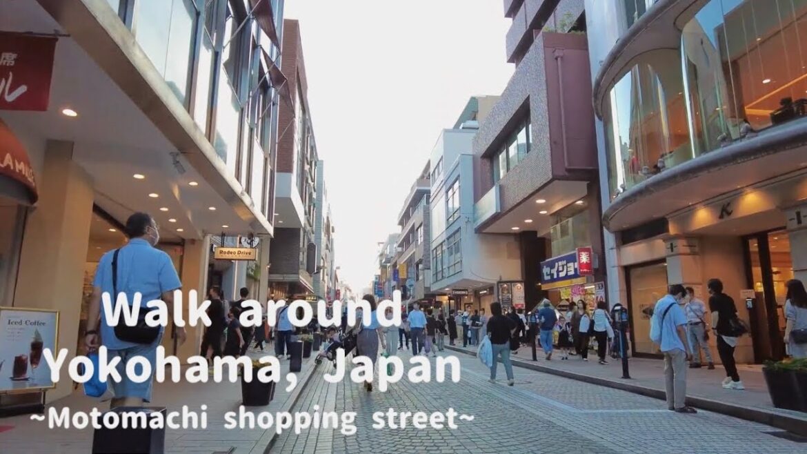 【4K】Walk around YOKOHAMA, JAPAN /横浜・元町散歩 （元町ショッピングストリート）