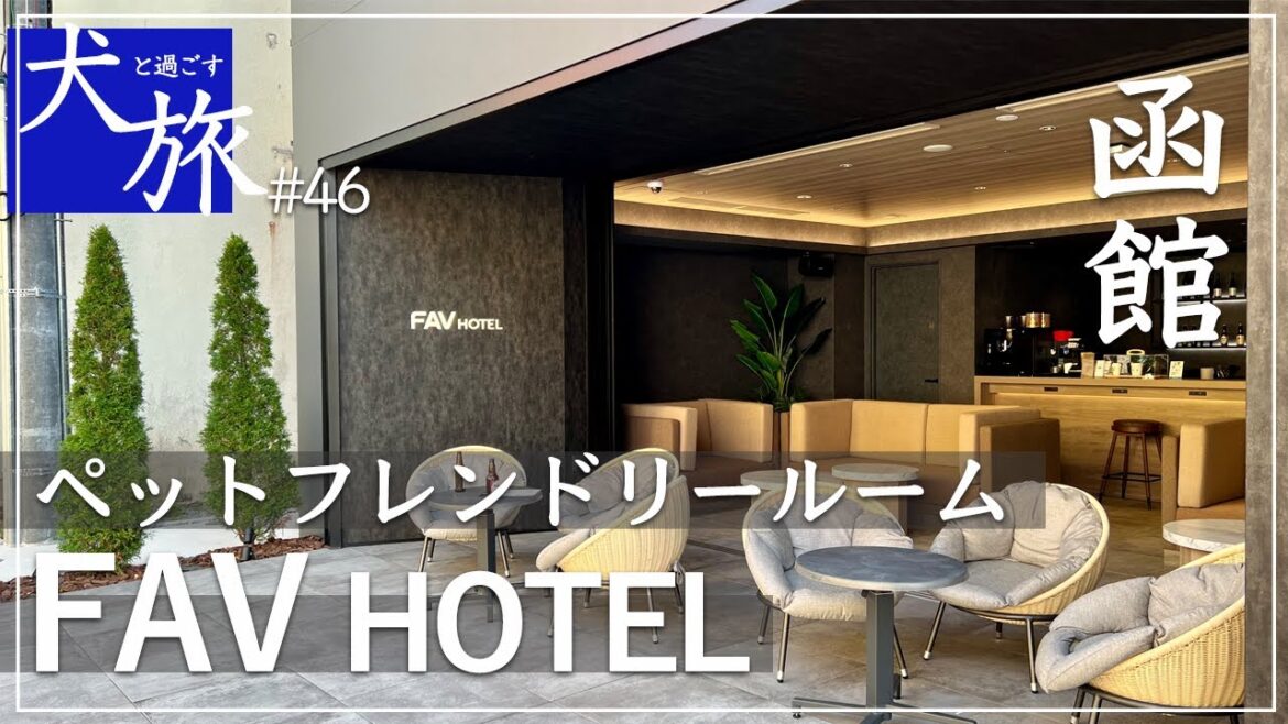 【函館・FAV HOTEL】愛犬と北海道でペットケーション。旅の最終日におしゃれなホテルで過ごす。