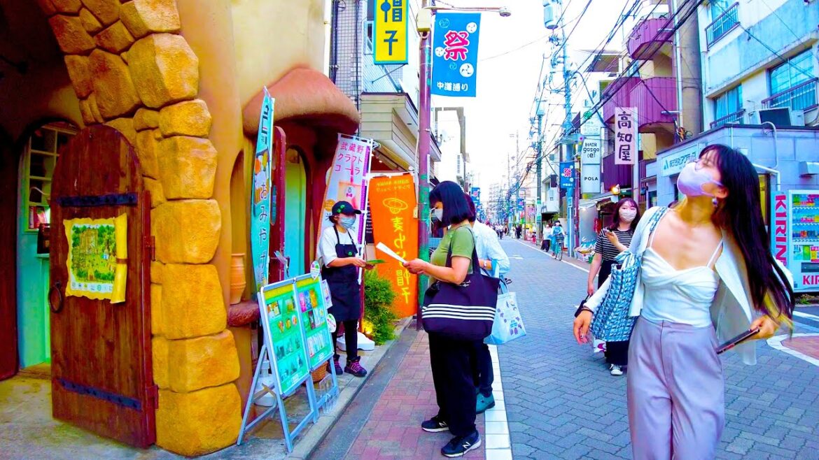 Kichijoji in Tokyo is a fantasy town♪💖🐶4K ASMR non-stop 1 hour 04 minutes