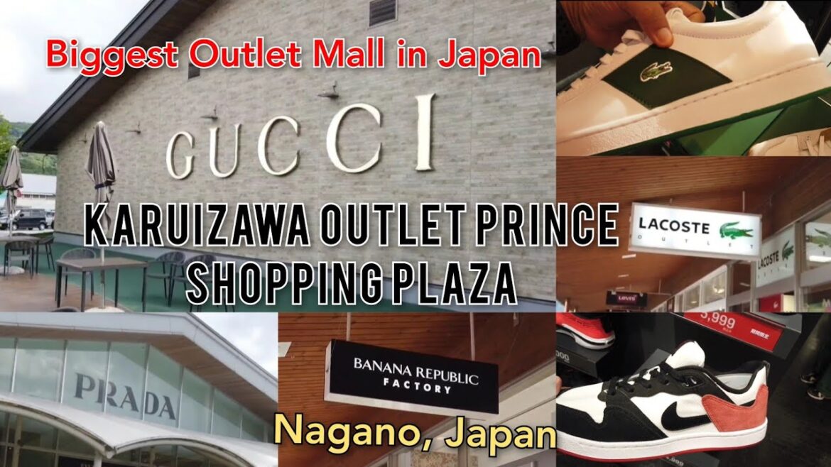 Biggest Outlet Mall in Japan "KARUIZAWA OUTLET PRINCE SHOPPING PLAZA"